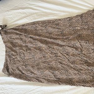Cheetah print skirt